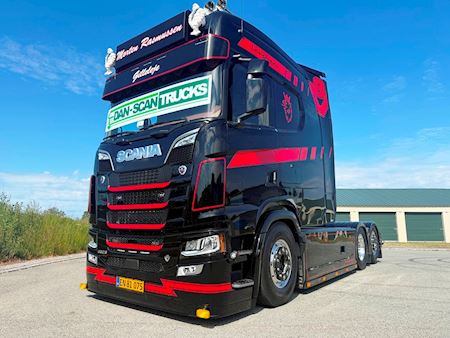 Scania NY S660 6x2 3950mm Hydr. og plysset Trækker