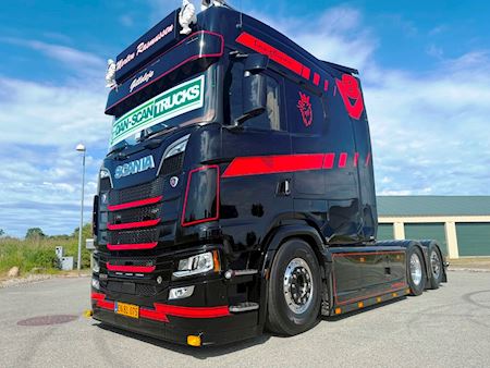 Scania NY S660 6x2 3950mm Hydr. og plysset Trækker