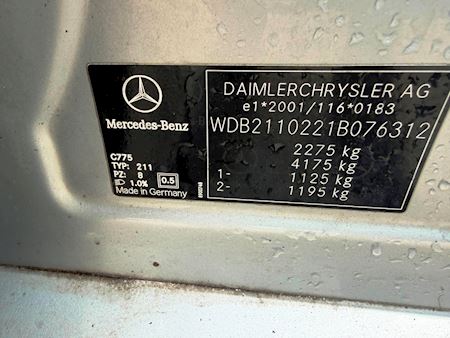 Mercedes E320CDI Sedan Personbiler