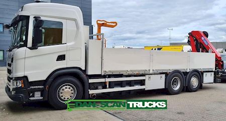 Scania G410 GAS HMF 2820 kran Kran