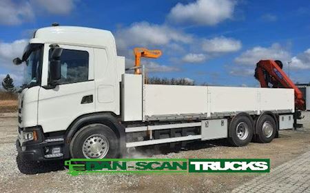 Scania G410 GAS HMF 2820 kran Kran