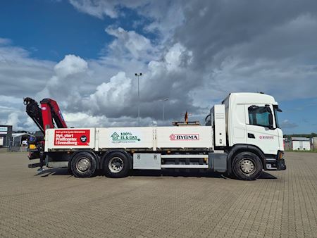 Scania G410 GAS HMF 2820 kran Kran