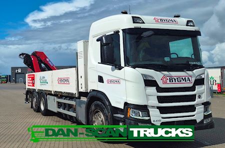 Scania G410 GAS HMF 2820 kran Kran