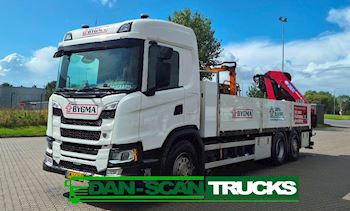 Scania G410 GAS HMF 2820 kran, Kran