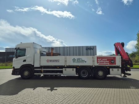 Scania G410 GAS HMF 2820 kran Kran