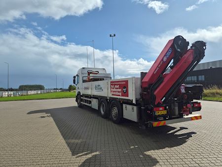 Scania G410 GAS HMF 2820 kran Kran