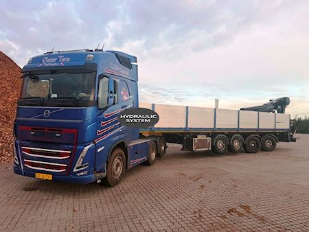 Volvo FH500 inkl. trailer og Aft. kran Trækker