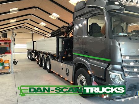 Mercedes 3256 8x4*4 Hiab 302 kran inkl. kærre Tip/kran