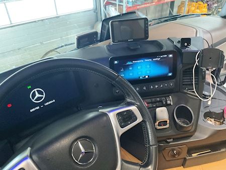 Mercedes 3256 8x4*4 Hiab 302 kran inkl. kærre Tip/kran