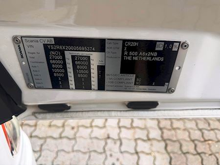 Scania R500 6x2 3150mm Trækker