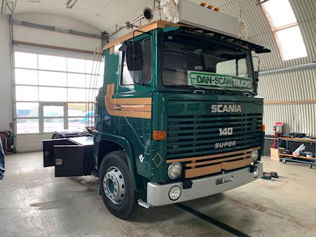 Scania Veteran Vabis 140 custom Trækker